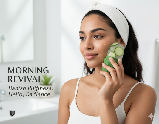 Ice Roller For Face , Neck and Body | For Puffy Eyes, Easy to Use and Carry | Unbreakable and Reusable | Glowing and Clear Skin