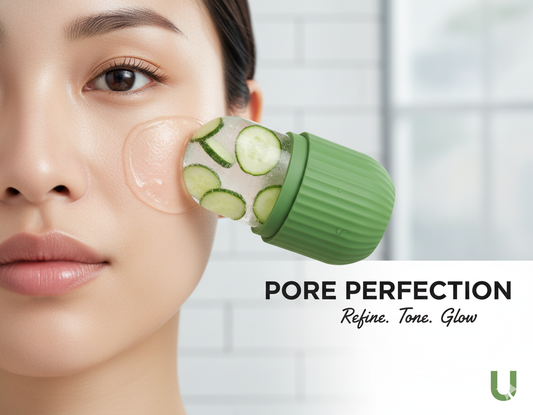 Ice Roller For Face , Neck and Body | For Puffy Eyes, Easy to Use and Carry | Unbreakable and Reusable | Glowing and Clear Skin